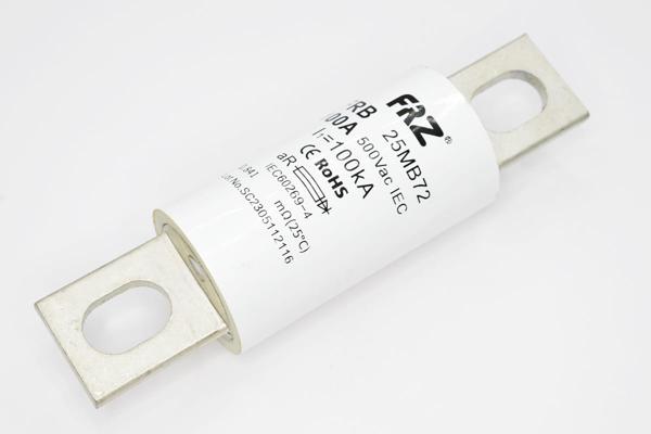 Предохранитель быстродействующий, aR, 100А, 500В AC/В DC FRB25-MB72 500VAC/DC 100A AR FRZ на сайте frsielectric.ru