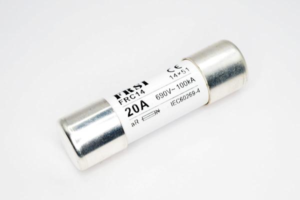 Предохранитель быстродействующий aR, 20А, 690В AC/700В DC, 14x51мм FRC14 690/700V 20A AR FRZ на сайте frsielectric.ru