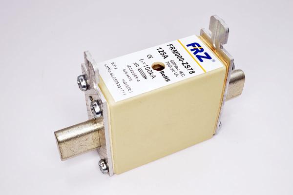 Предохранитель быстродействующий, aR, 125А, 690В AC, DIN000 FRM000-ZS78 690/700V 125A AR FRZ на сайте frsielectric.ru