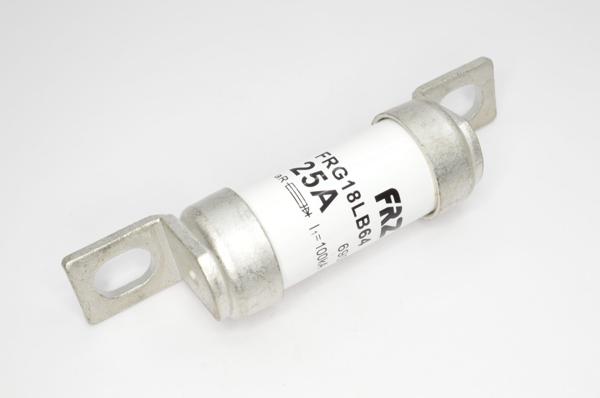 Предохранитель, быстродействующий 25 A, AC 690 V, DC 500 V, 19x77 мм, aR, BS88 FRG18-LB64 690V 25A AR FRZ на сайте frsielectric.ru