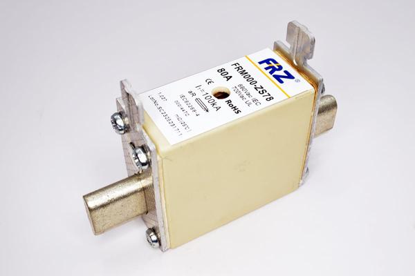 Предохранитель быстродействующий, aR, 80А, 690В AC, DIN000 FRM000-ZS78 690/700V 80A AR FRZ на сайте frsielectric.ru